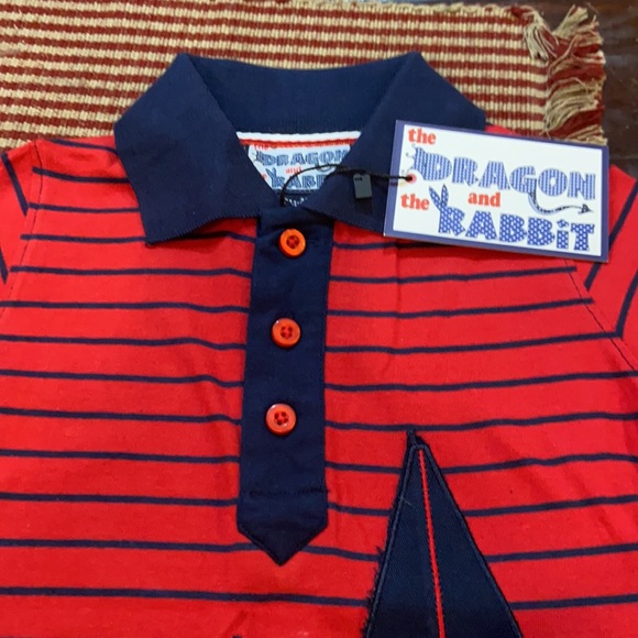 NWT DRAGON AND RABBIT POLO SHIRT - Picture 2 of 3